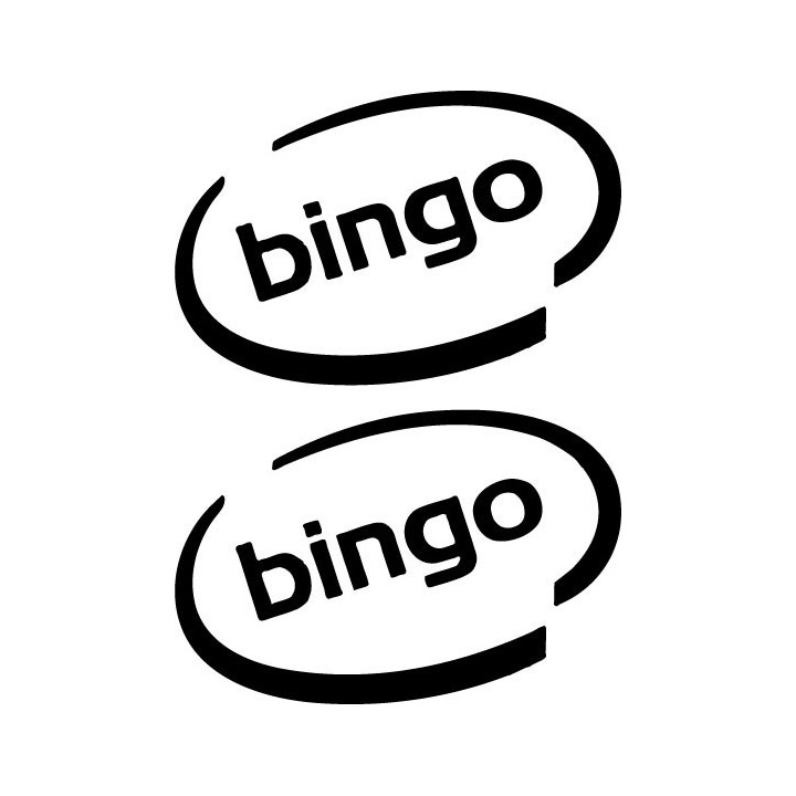 Buy Bingo Oval Decal Sticker Online
