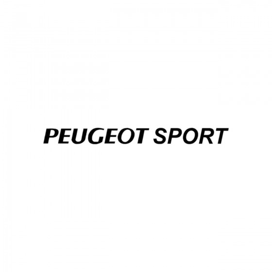 Peugeot Sport Ecriture...