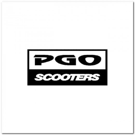 Pgo Scooters Decal Sticker