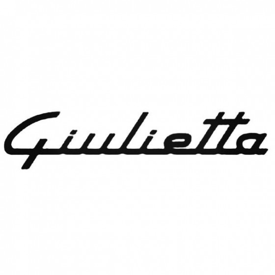 Alfa Giulietta Sticker