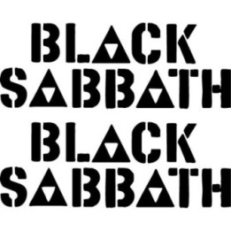 Black Sabbath Stickers – Heavy Metal Decals (2-Pack)