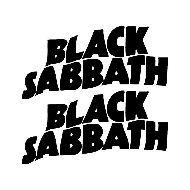 Black Sabbath Stickers – Master of Reality Decals (2-Pack)