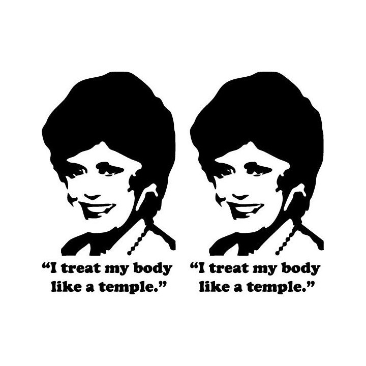 Blanche Devereaux Golden Girls Stickers (2-Pack)