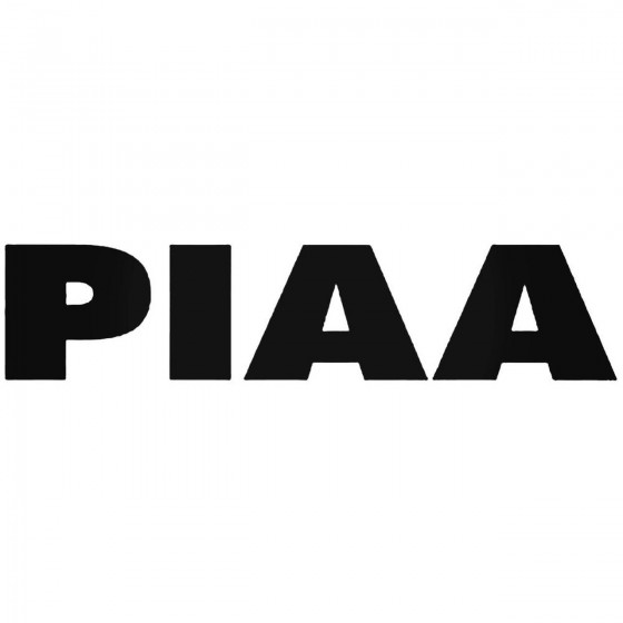 Piaa Sponsor Decal Sticker