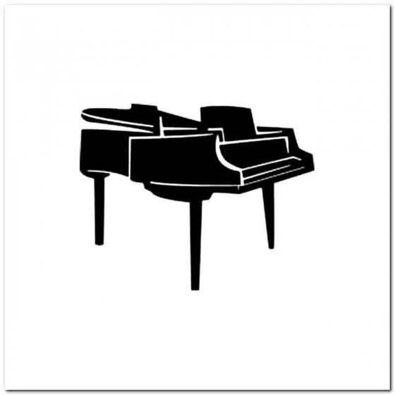 Piano Decal Sticker