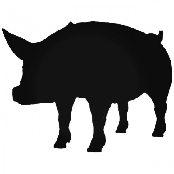 Pig 10 Decal Sticker