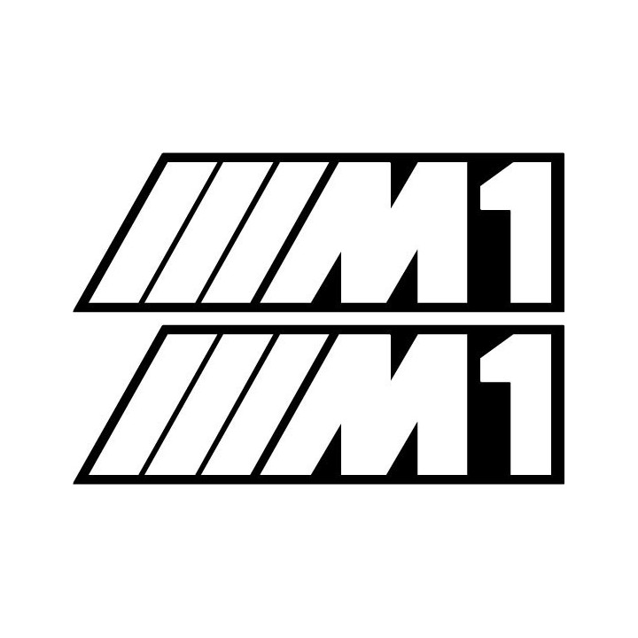 Buy Bmw M1 Contour Vinyl Decal Sticker Online