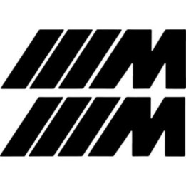 BMW M Badge Stickers – M3 M4 M5 M Sport Decals (2-Pack)