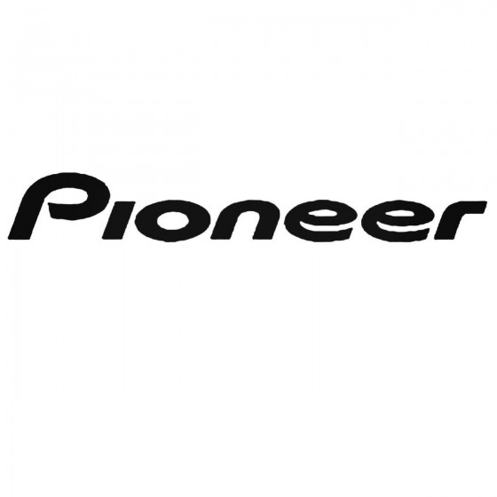 Pioneer Audio Set Decal...