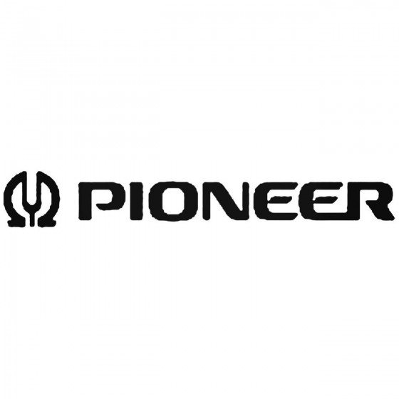 Pioneer Logo 2 Decal Sticker