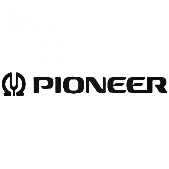Pioneer Logo 2 Vinyl Decal...