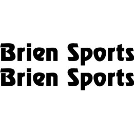 Brien Sports Stickers – Athletic Fitness Decals (2-Pack)