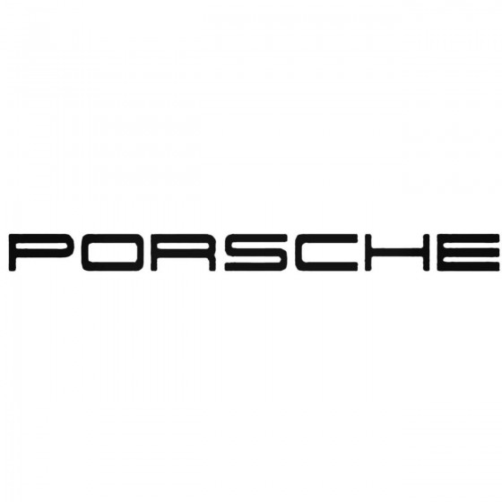 Porsche 1 Decal Sticker