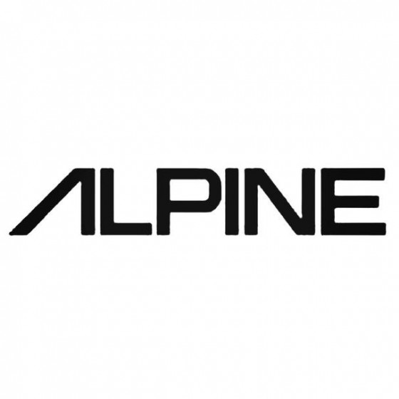 Alpine 2 Decal Sticker