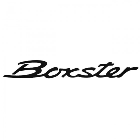 Porsche Boxter Decal Sticker