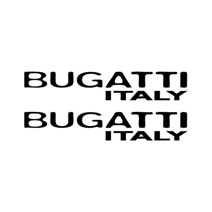 Buy Bugatti Italy Vinyl Decal Sticker Online