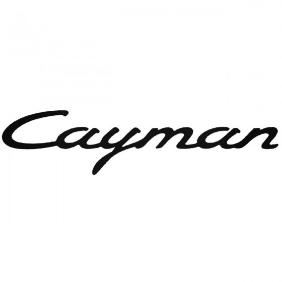 2x Porsche Cayman Decals...