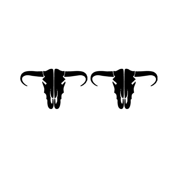 Buy Bull Cow Skull Decal Sticker Online