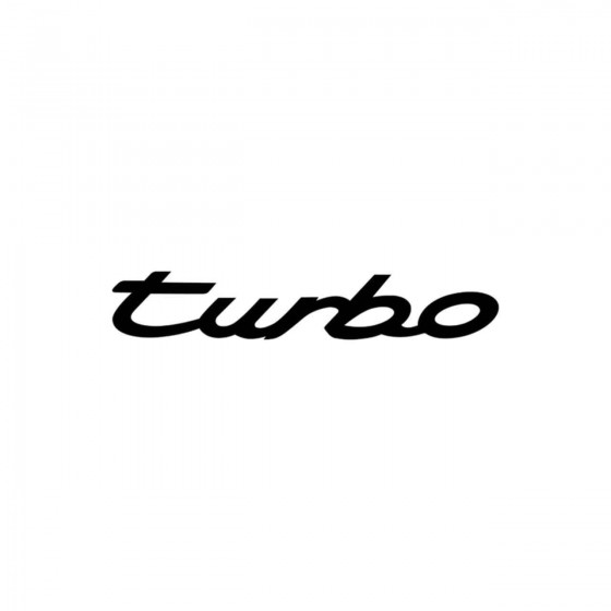 Porsche Turbo Logo Vinyl...