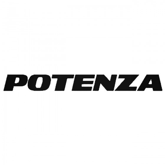 Potenza Tires Decal Sticker
