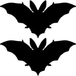 Buy Bunny Eared Bat Decal Sticker Online