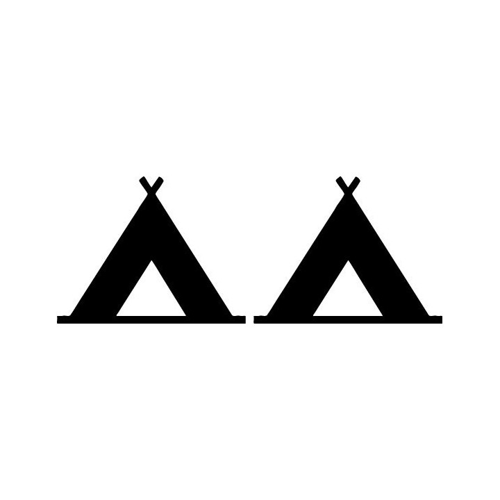Buy Camping Icon Sticker Online