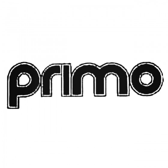 Primo Text Decal Sticker