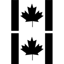 Buy Canadian Flag Maple Leaf Sticker Online