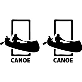Buy Canoe Decal Sticker Online