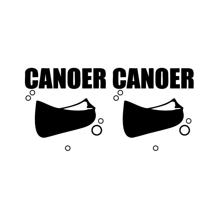 Buy Canoer Canoe Sticker Online