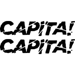 Buy Capita Defenders Of Awesome Text Decal Sticker Online
