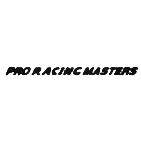 Pro Racing Masters Decal...
