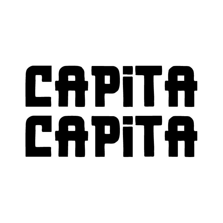 Buy Capita Text Decal Sticker Online