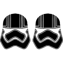Captain Phasma Stickers – Star Wars First Order (2-Pack)