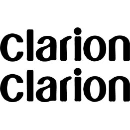 Buy Car Audio Logos Clairon Style 2 Decal Online