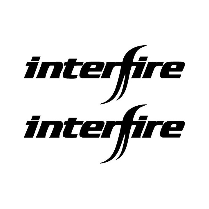 Interfire Car Audio Stickers – Subwoofer Decals (2-Pack)