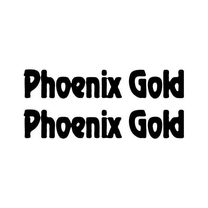 Phoenix Gold Stickers – Car Audio Decals (2-Pack)