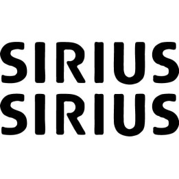 Sirius XM Stickers – Satellite Radio Decals (2-Pack)