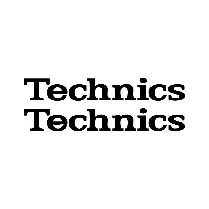 Technics Stickers – SL-1200 DJ Turntable Decals (2-Pack)