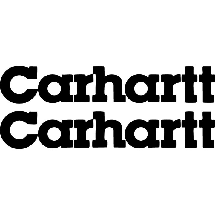 Carhartt Stickers – Workwear Streetwear WIP Lifestyle Decals (2-Pack)