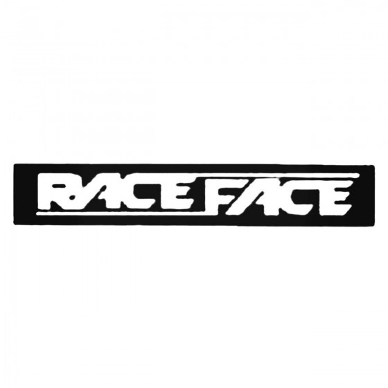 Race Face Block Decal Sticker