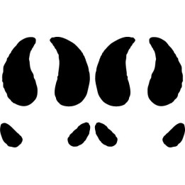 Buy Caribou Hoof Print Foot Track Decal Sticker Online