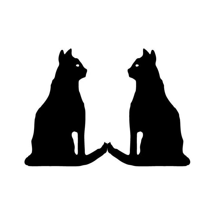 Buy Cat Gazing Decal Sticker Online
