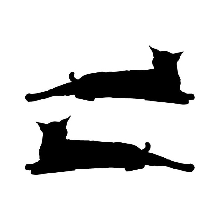 Buy Cat Silhouette Style 9 Decal Sticker Online