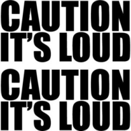 Buy Caution Its Loud Vinyl Decal Sticker Online