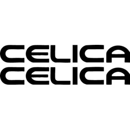 Buy Celica Aftermarket Logo Graphic Decal Sticker Online