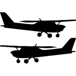 Buy Cessna Plane Pilot 3 Sticker Online