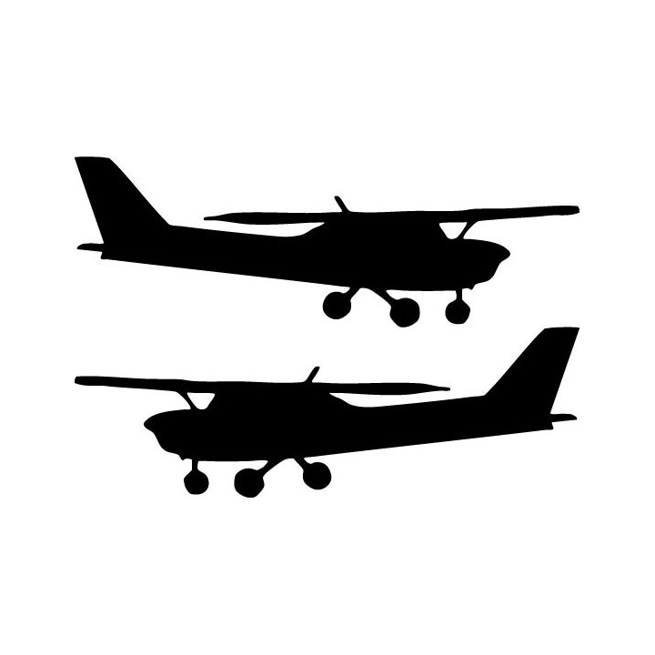 Buy Cessna Plane Pilot 3 Sticker Online
