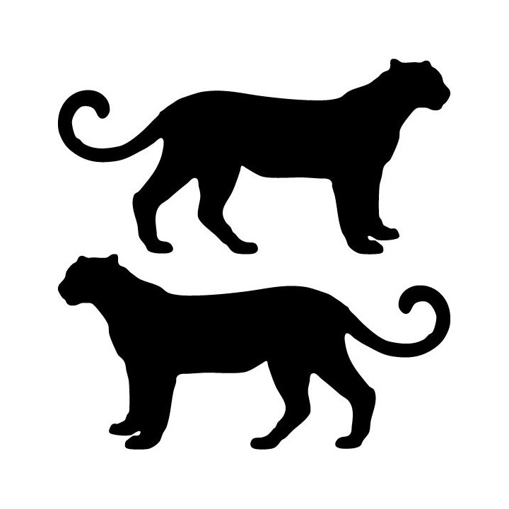 Buy Cheetah Silhouette Decal Sticker Online