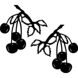 Buy Cherries B Decal Sticker Online